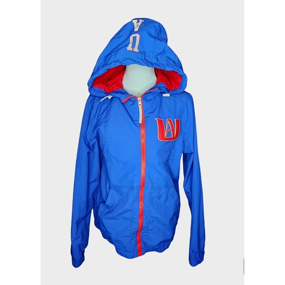 My Hero Academia UA High Full Zip Hooded Jacket Sz Small Funimation Windbreaker - Picture 1 of 16